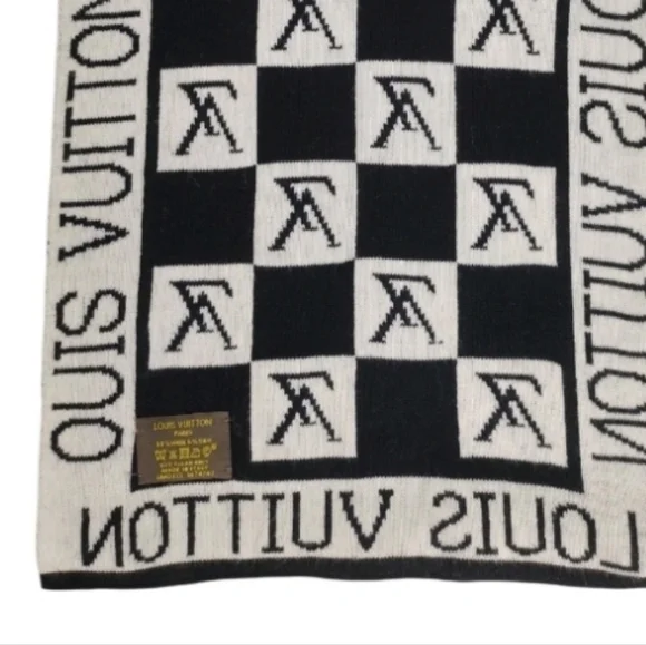 🏅Luxurious LOUIS VUITTON WOOL & SILK SCARF - Picture 7 of 8